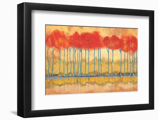 Amber Afternooon Riverbank-Toy Jones-Framed Art Print