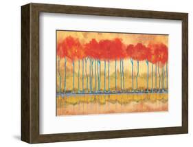 Amber Afternooon Riverbank-Toy Jones-Framed Art Print