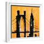 Amber Cityscape-Paul Brent-Framed Art Print