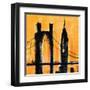 Amber Cityscape-Paul Brent-Framed Art Print