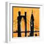 Amber Cityscape-Paul Brent-Framed Art Print