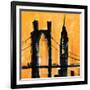 Amber Cityscape-Paul Brent-Framed Art Print