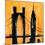 Amber Cityscape-Paul Brent-Mounted Art Print