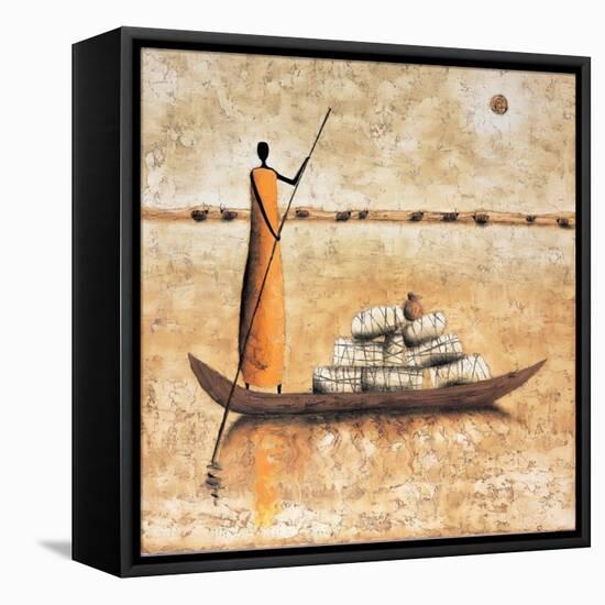 Amber Daybreak-Michel Rauscher-Framed Stretched Canvas