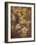 'Amber Flowers', c20th century-George Sheringham-Framed Giclee Print