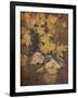 'Amber Flowers', c20th century-George Sheringham-Framed Giclee Print