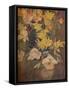 'Amber Flowers', c20th century-George Sheringham-Framed Stretched Canvas