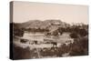 Amber Fort, 1885 (B/W Photo)-Raja Deen Dayal-Stretched Canvas