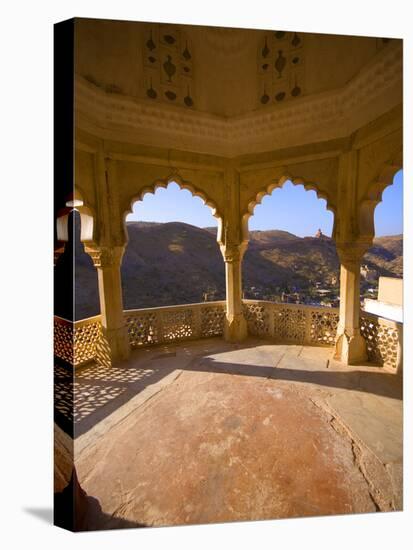 Amber Fort, Jaipur, Rajasthan, India, Asia-Ben Pipe-Stretched Canvas