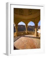 Amber Fort, Jaipur, Rajasthan, India, Asia-Ben Pipe-Framed Photographic Print