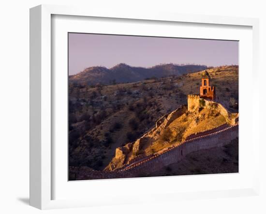 Amber Fort, Jaipur, Rajasthan, India, Asia-Ben Pipe-Framed Photographic Print