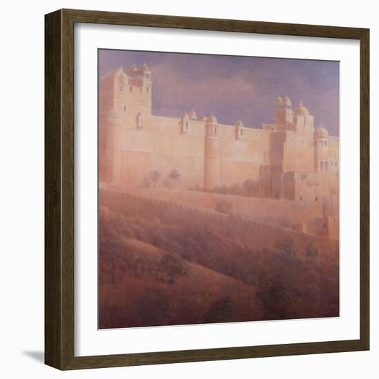 Amber Fort, Jaipur-Lincoln Seligman-Framed Giclee Print