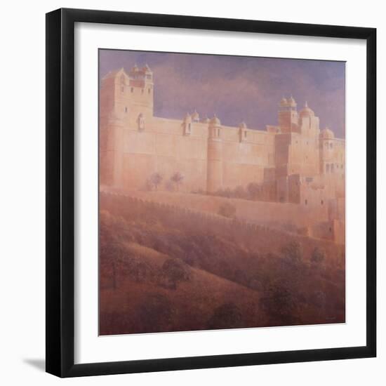 Amber Fort, Jaipur-Lincoln Seligman-Framed Giclee Print