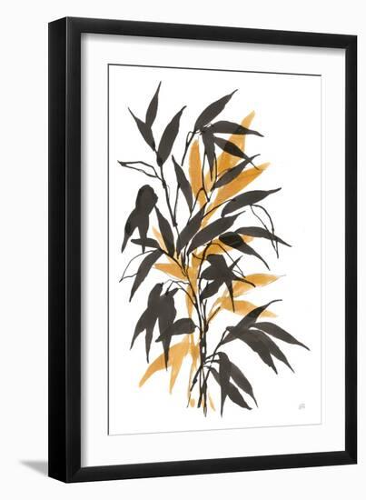 Amber Long Leaf I-Chris Paschke-Framed Art Print