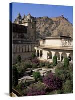 Amber Palace, Jaipur, Rajasthan State, India-Bruno Morandi-Stretched Canvas