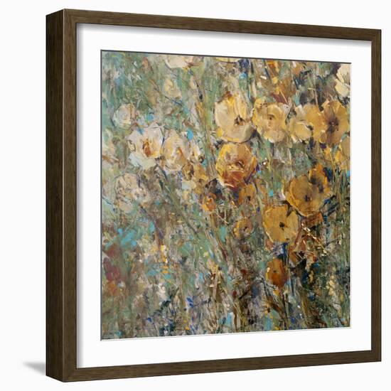 Amber Poppy Field I-Tim O'toole-Framed Art Print