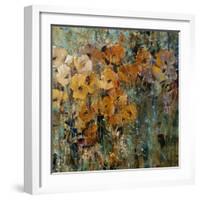 Amber Poppy Field II-Tim O'toole-Framed Art Print