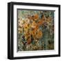 Amber Poppy Field II-Tim O'toole-Framed Art Print