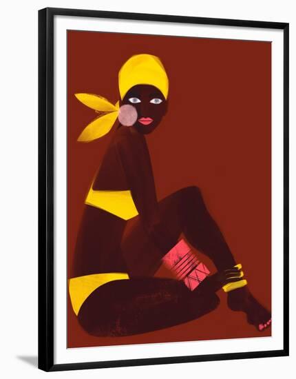 Amber Sun-Erin K. Robinson-Framed Art Print