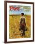 "Amber Waves of Grain," Saturday Evening Post Cover, September 8, 1945-John Falter-Framed Giclee Print