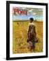 "Amber Waves of Grain," Saturday Evening Post Cover, September 8, 1945-John Falter-Framed Giclee Print