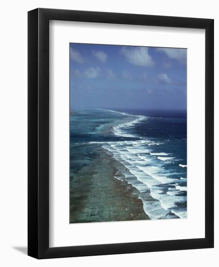 Ambergris Cay, Second Longest Reef in the World, Near San Pedro, Belize, Central America-Upperhall-Framed Photographic Print