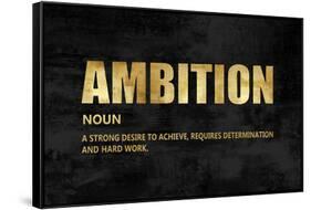 Ambition in Gold-Jamie MacDowell-Framed Stretched Canvas