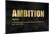 Ambition in Gold-Jamie MacDowell-Mounted Premium Giclee Print