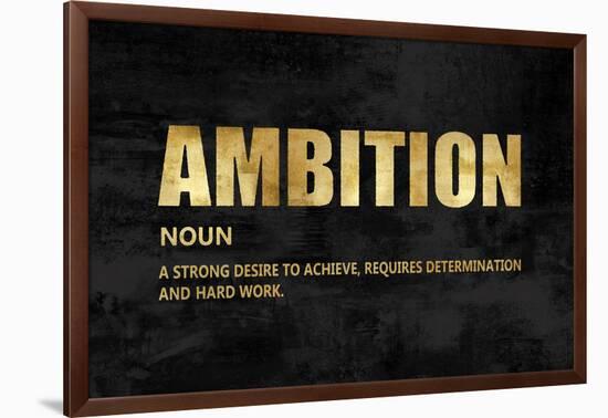 Ambition in Gold-Jamie MacDowell-Framed Art Print