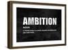 Ambition on Black-Jamie MacDowell-Framed Art Print