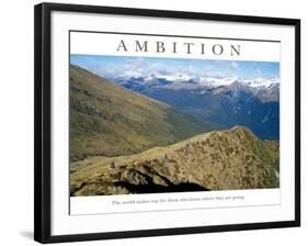 Ambition-AdventureArt-Framed Photographic Print