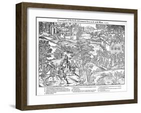 Amboise Enterprise or Conspiracy, French Religious Wars, March 1560-Jacques Tortorel-Framed Giclee Print