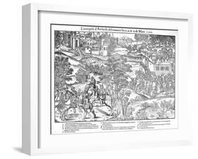 Amboise Enterprise or Conspiracy, French Religious Wars, March 1560-Jacques Tortorel-Framed Giclee Print