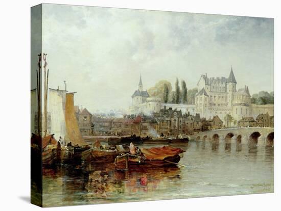 Amboise Sur Loire, 1889-Arthur Joseph Meadows-Stretched Canvas