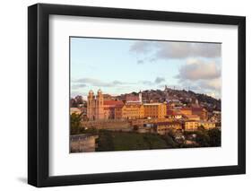 Ambozontany Cathedral, Fianarantsoa Haute Ville in the afternoon, central area, Madagascar, Africa-Christian Kober-Framed Photographic Print