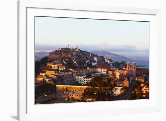 Ambozontany Cathedral, Fianarantsoa Haute Ville in the afternoon, central area, Madagascar, Africa-Christian Kober-Framed Photographic Print