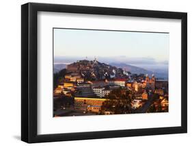Ambozontany Cathedral, Fianarantsoa Haute Ville in the afternoon, central area, Madagascar, Africa-Christian Kober-Framed Photographic Print