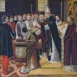 Ordination of St. Augustine-Ambrogio da Fossano-Framed Giclee Print