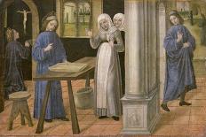 Triptych with the Virgin and Saints-Ambrogio da Fossano-Giclee Print