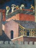 Archangel Michael Fighting the Dragon-Ambrogio Lorenzetti-Giclee Print
