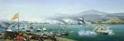 View of the Ancient Port of Genoa from the Sea-Ambroise-Louis Garneray-Giclee Print