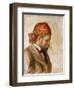 Ambroise Vollard in a Red Bandana-Pierre-Auguste Renoir-Framed Giclee Print