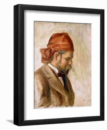 Ambroise Vollard in a Red Bandana-Pierre-Auguste Renoir-Framed Giclee Print