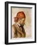 Ambroise Vollard in a Red Bandana-Pierre-Auguste Renoir-Framed Giclee Print