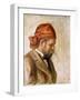 Ambroise Vollard in a Red Bandana-Pierre-Auguste Renoir-Framed Giclee Print
