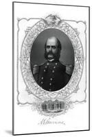 Ambrose Burnside, Union Army General in the American Civil War, 1862-1867-G Stodart-Mounted Giclee Print
