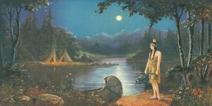 A Scout, In the Land of Hiawatha-Ambrose Reynaud-Giclee Print