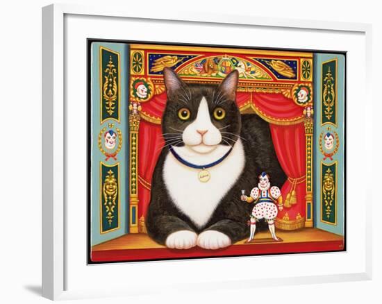 Ambrose the Theatre Cat, 2007-Frances Broomfield-Framed Giclee Print