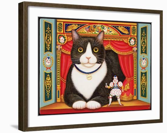 Ambrose the Theatre Cat, 2007-Frances Broomfield-Framed Giclee Print