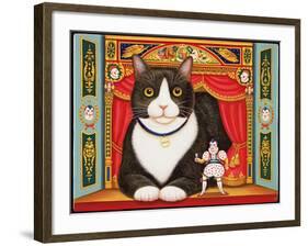 Ambrose the Theatre Cat, 2007-Frances Broomfield-Framed Giclee Print